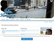 Tablet Screenshot of juhakemppinen.fi